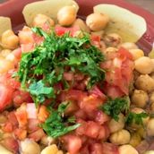 humms Chickpeas Dish
