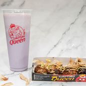 4 Pieces Takoyaki And Milkshake