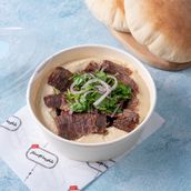 Hummus With Beef Shawarma