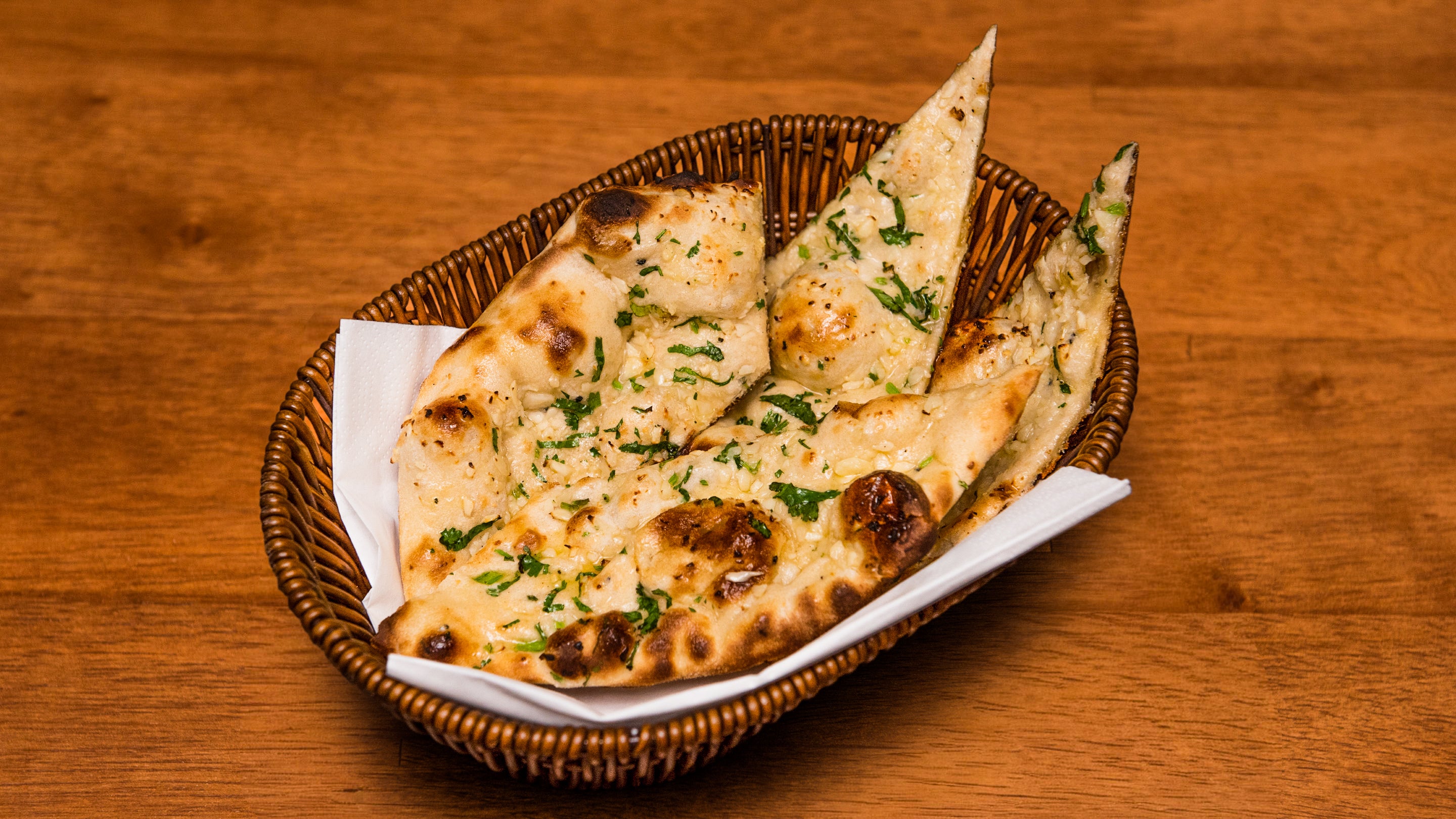 Garlic and Coriander Naan