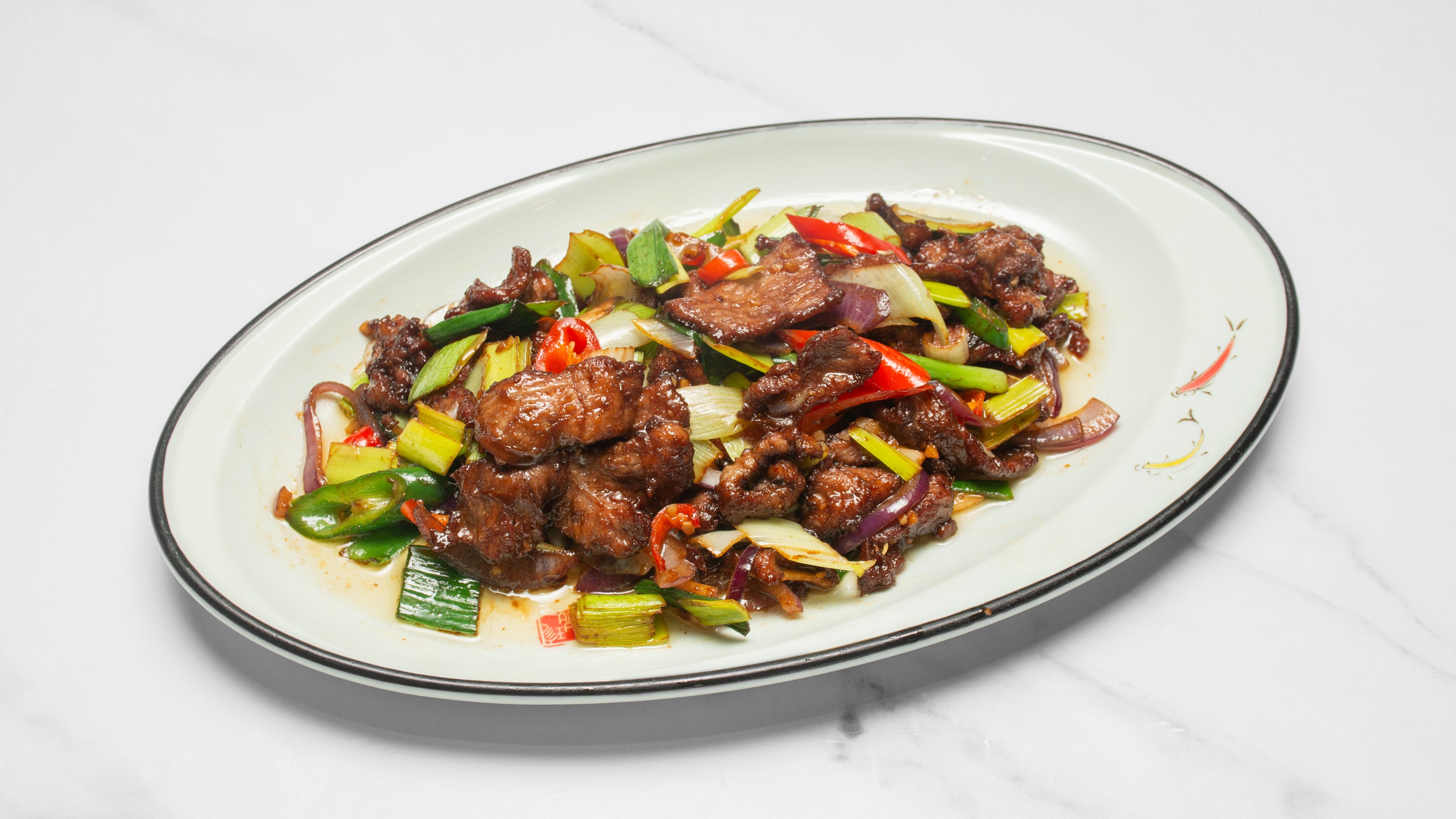 Stir-Fried Lamb with Ginger and Spring Onion (葱爆羊肉)
