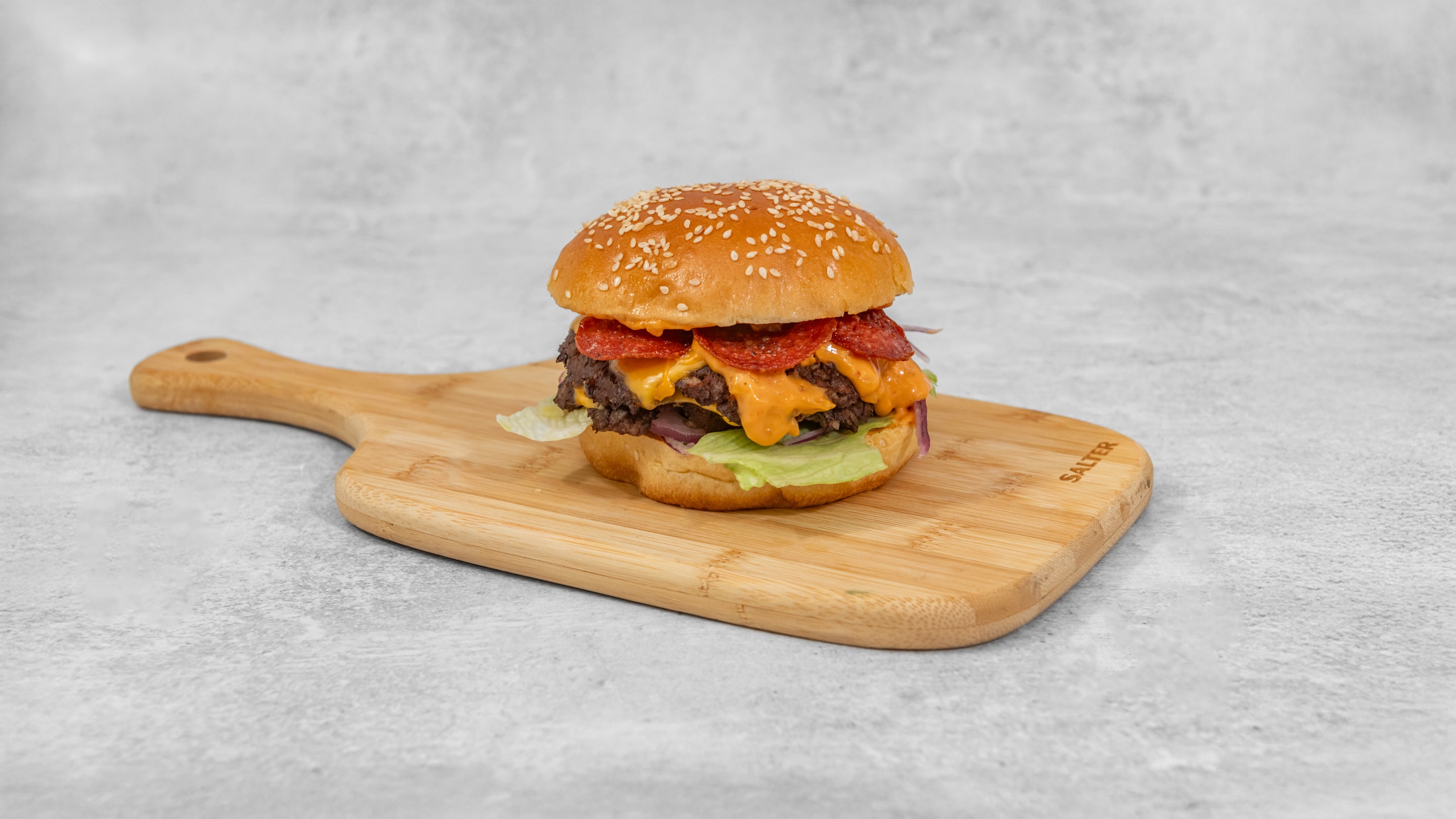 Chicago Town Smashed Burger - On It's Own