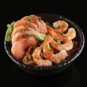 Salmon And Shrimp Tataki