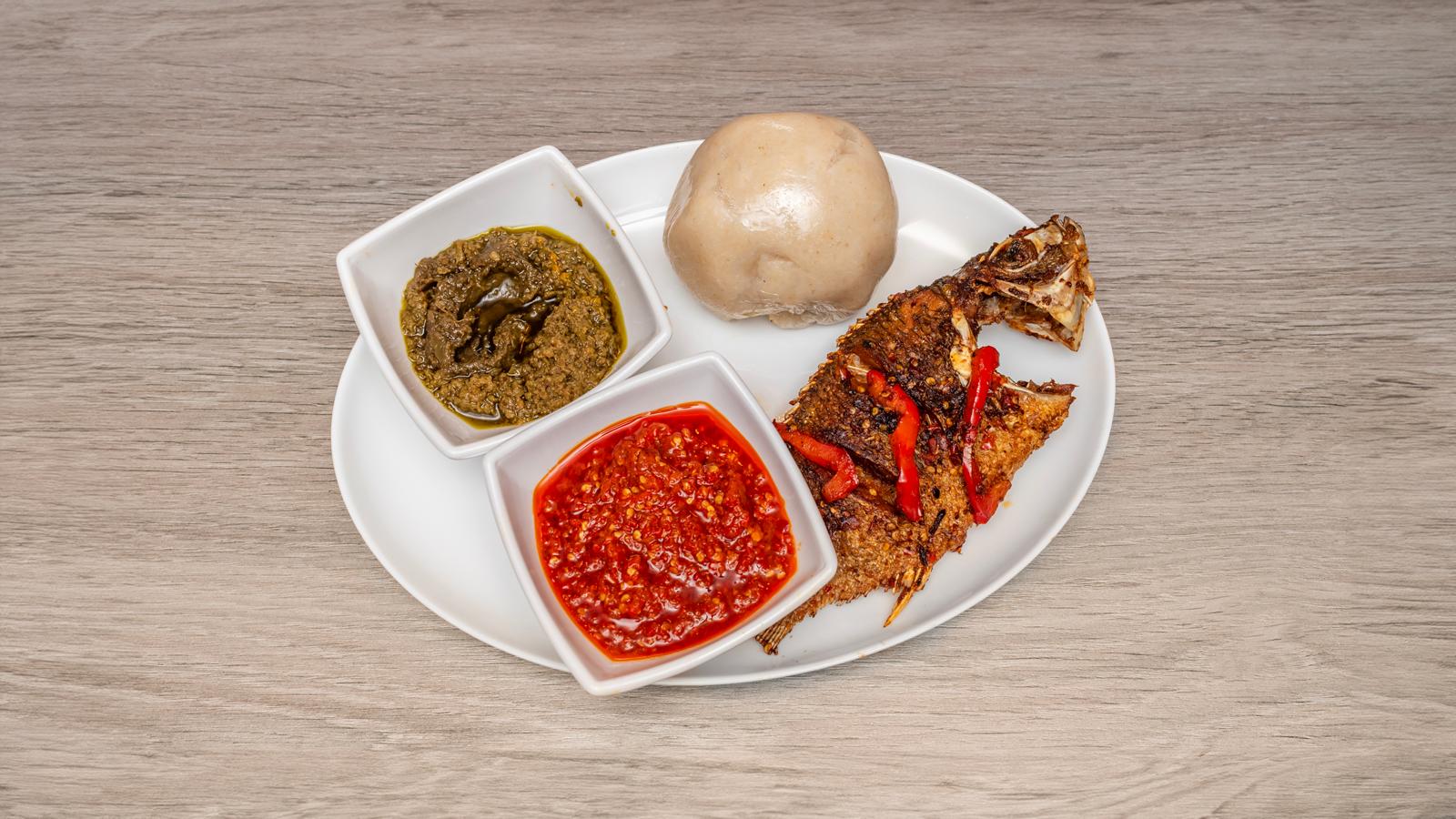 Banku & Tilapia