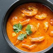Crispy Prawn Red Curry