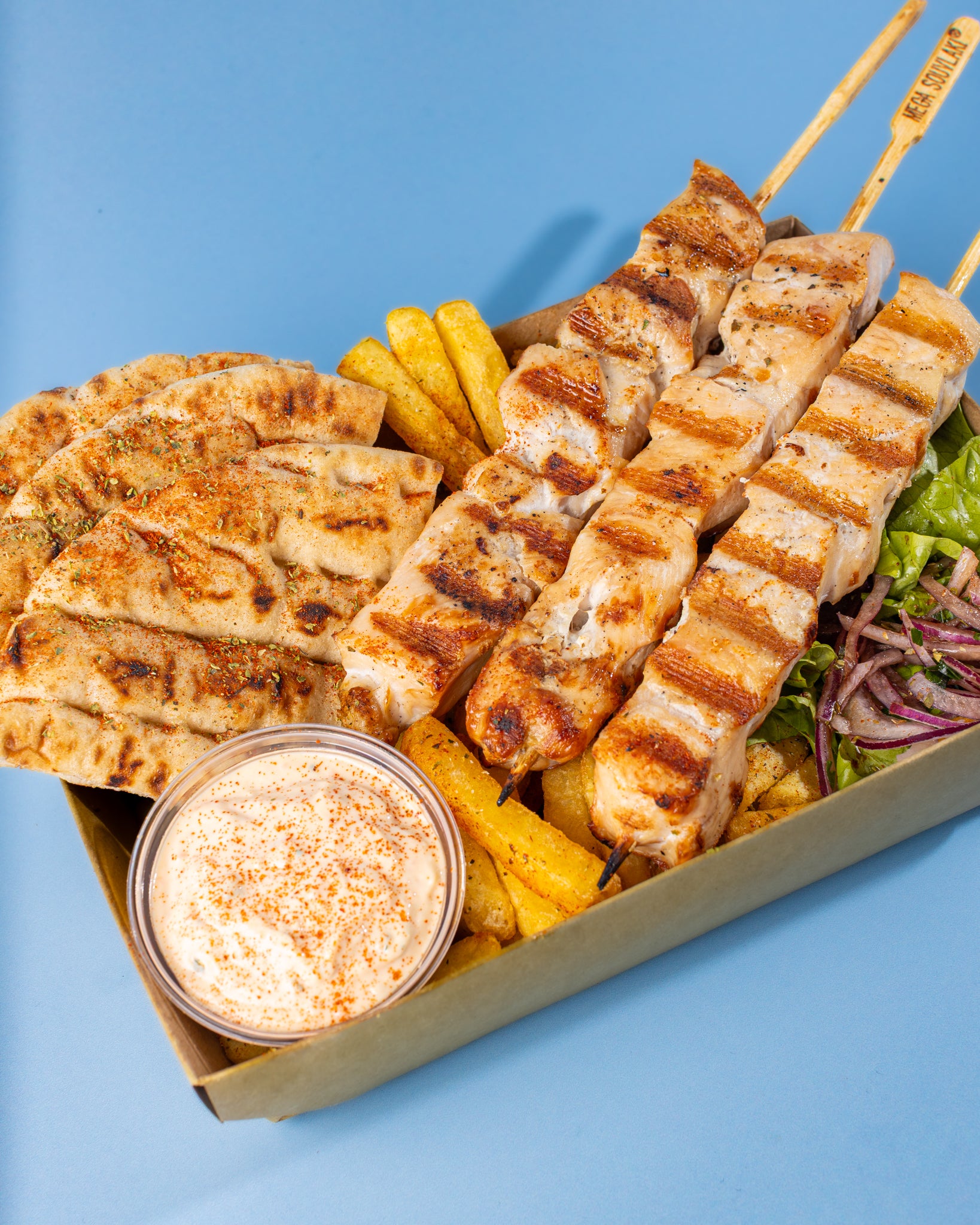 Merida Suvlaki Chicken (All in a Box)