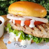 Grilled Chicken Brioche Burger 