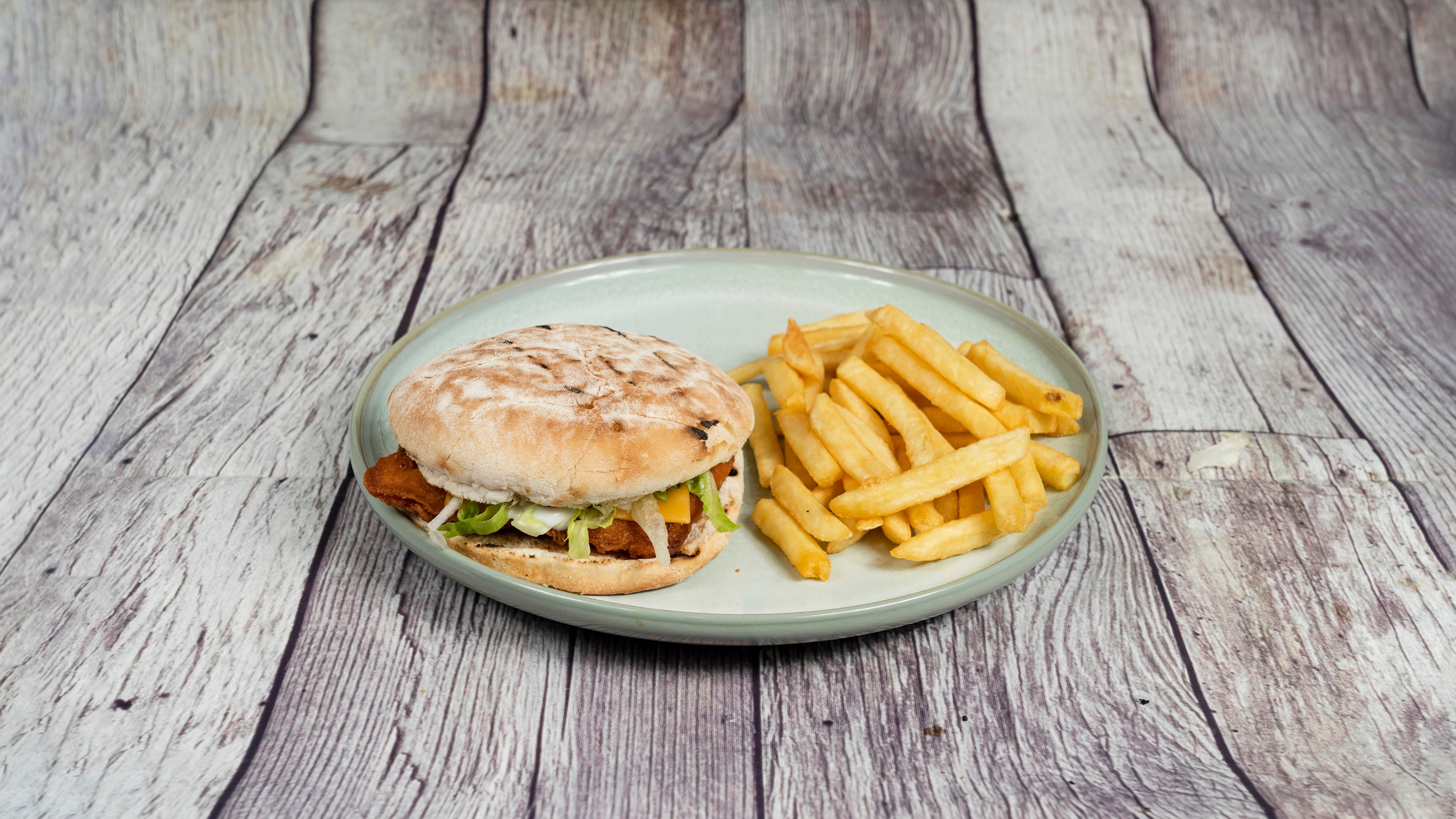 Breaded Chicken Fillet Burger