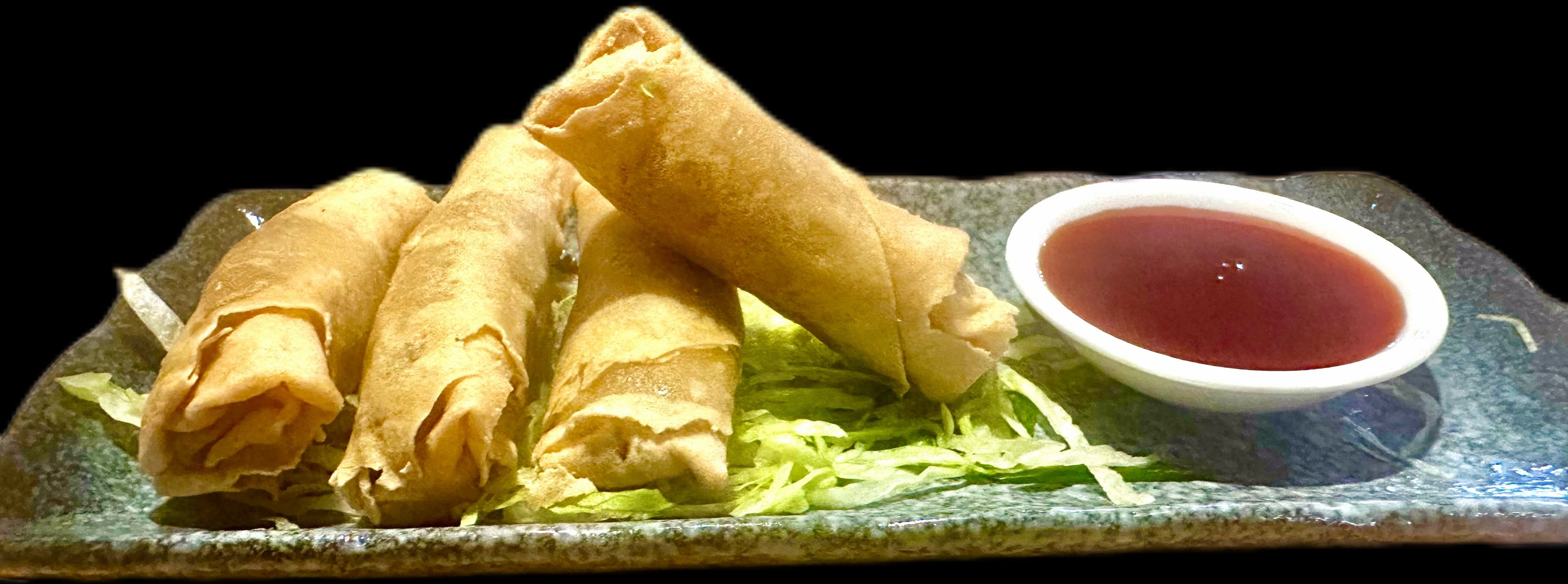 鸭春卷 Peking Duck Spring Rolls (4)