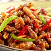 Crispy Beef Combo With Steam Rice