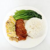 Cantonese BBQ Duo Combo广式烧腊双拼饭
