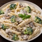 Creamy White Mixed Vegetables Pasta