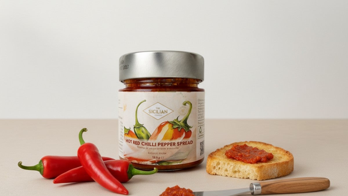 Hot Red Chilli Peppers Spread The Sicilian
