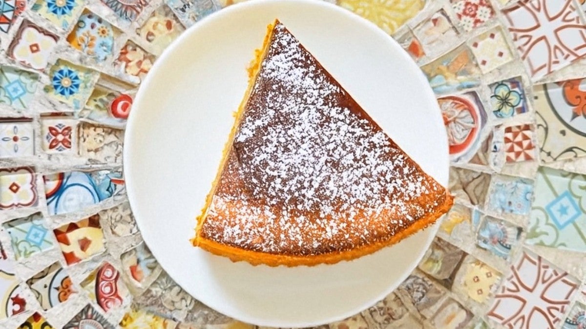 Hazelnut and orange tart (vegan)