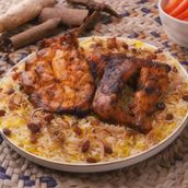 Madhbi Chicken With Rice.