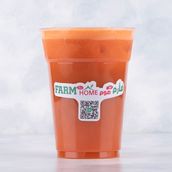 Fresh carrot juice