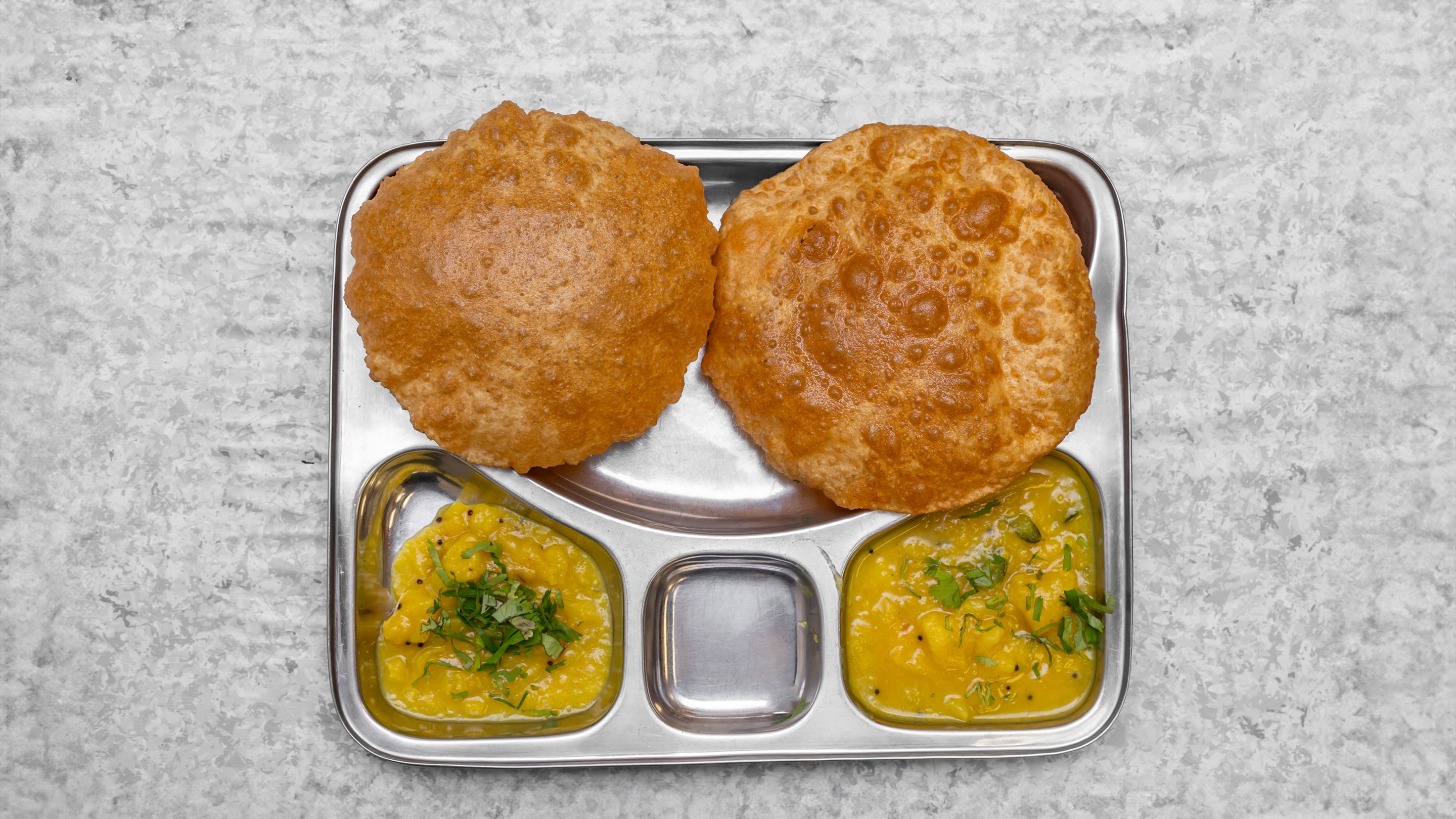 Poori With Potato Curry