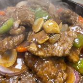 Chinese Beef Steak Sizzling