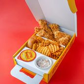 6 Pieces Chicken Strips Meal