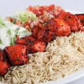 Afghani Pulao With Chicken Boti