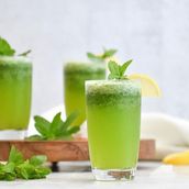 Fresh Lemon Mint Juice