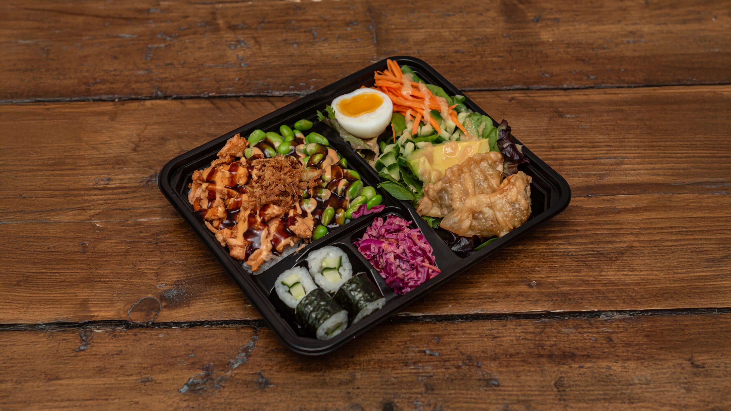 Grilled Salmon Bento