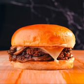 Truffle Mushroom Beef Burger