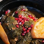 Grape Leaves Plate