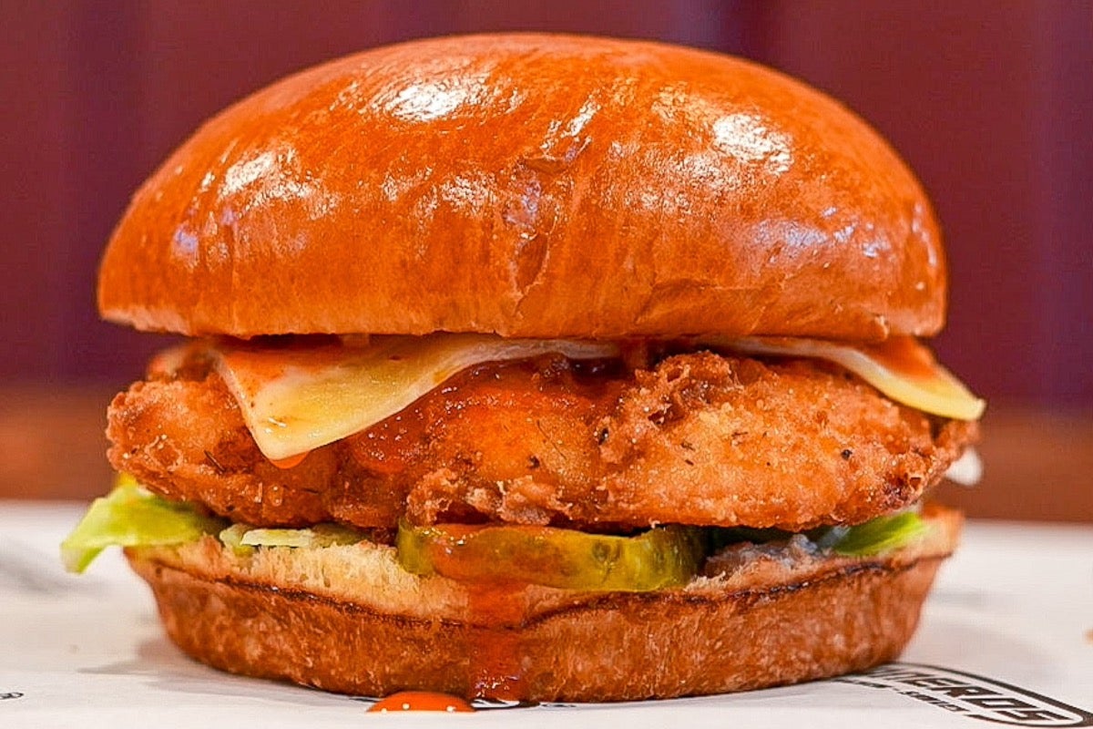 Buttermilk Fried Chicken Burger & Fries