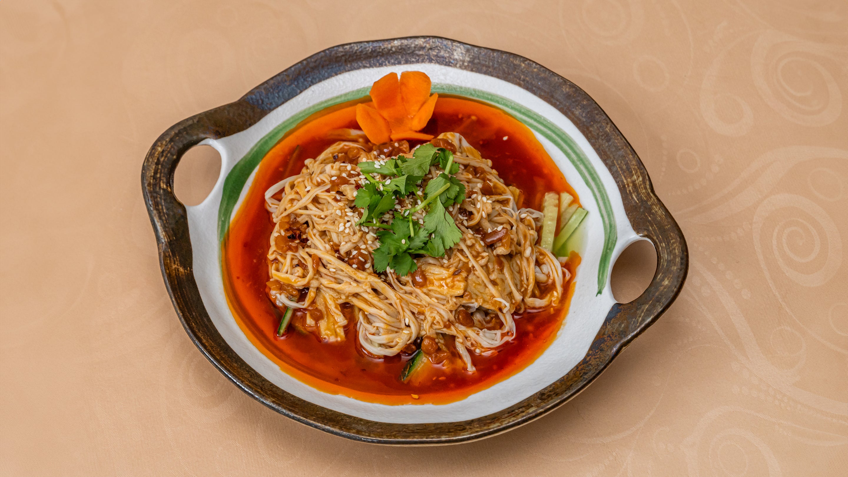 爽口凉拌金针菇(素) Enoki Mushroom Salad (v)