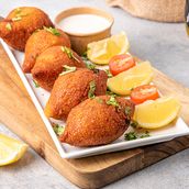 Fried Kebbeh Plate