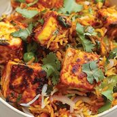 Paneer tikka briyani