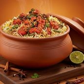 Chicken 65 biryani