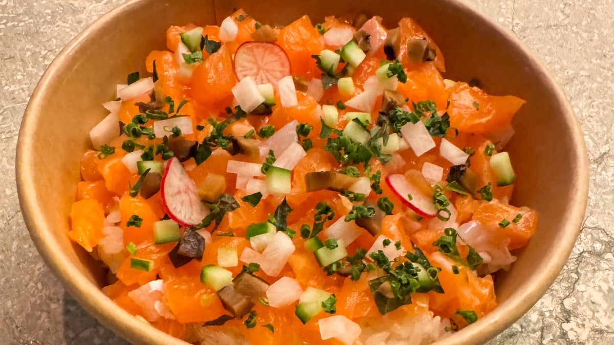 Salmon Chirashi Donburi