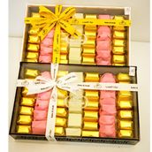 Golded Wrapped Chocolate Box 