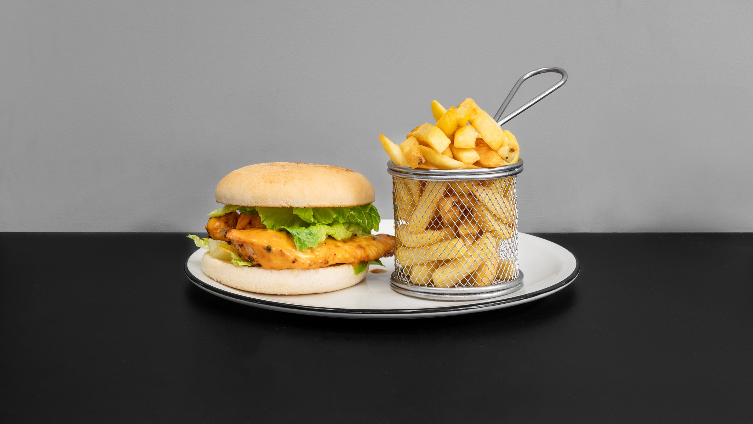 Flame Grilled Chicken Fillet Burger