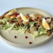 Chloe's Caesar Salad W/ Egg & chicken