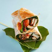 Spicy Halloumi Wrap
