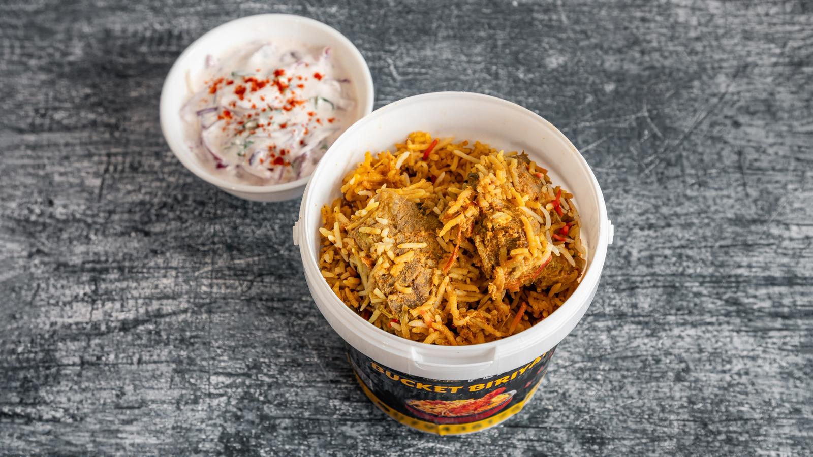 Lamb Bucket Biriyani for 4
