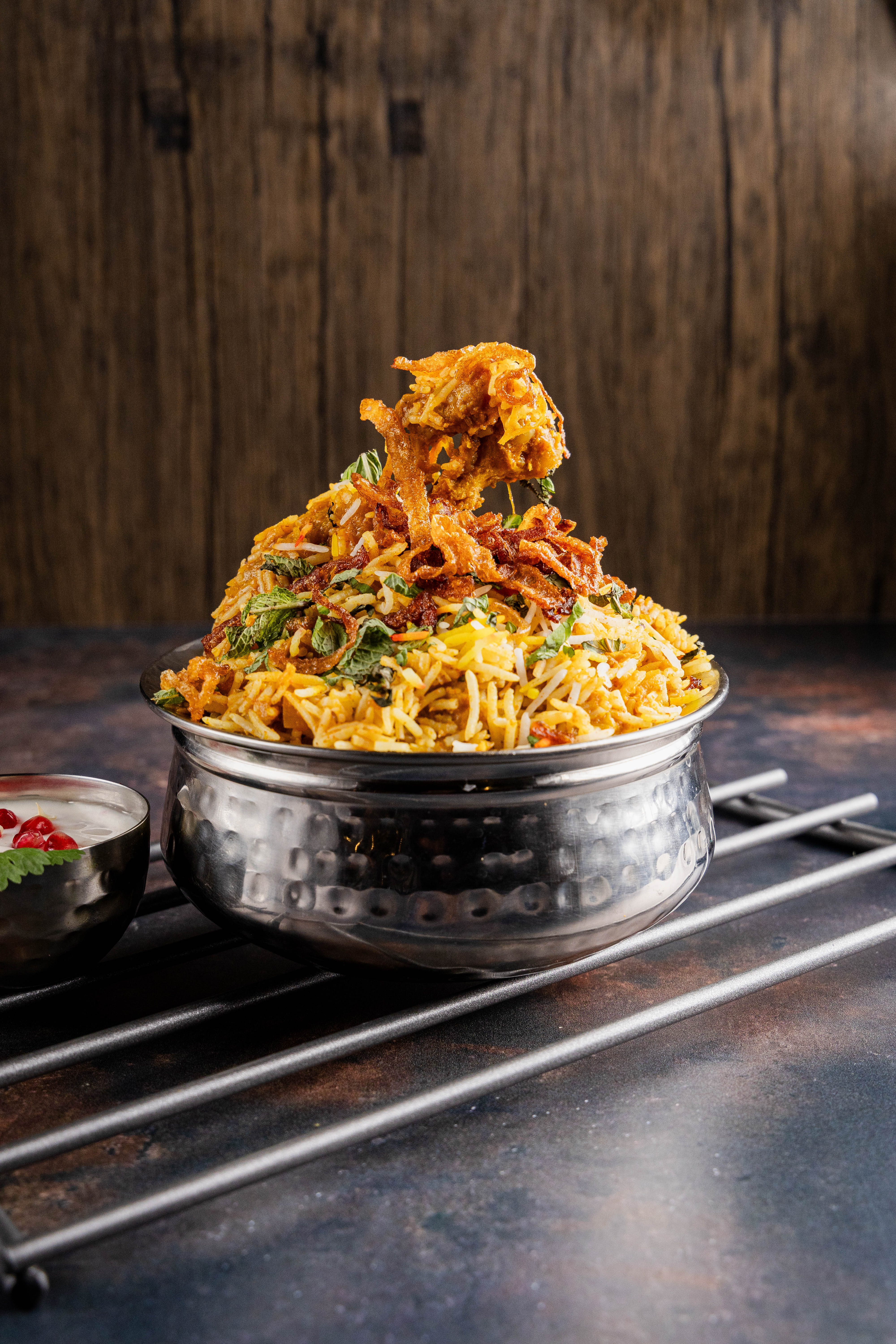 Murgh Tangdi Biryani (on Bone)