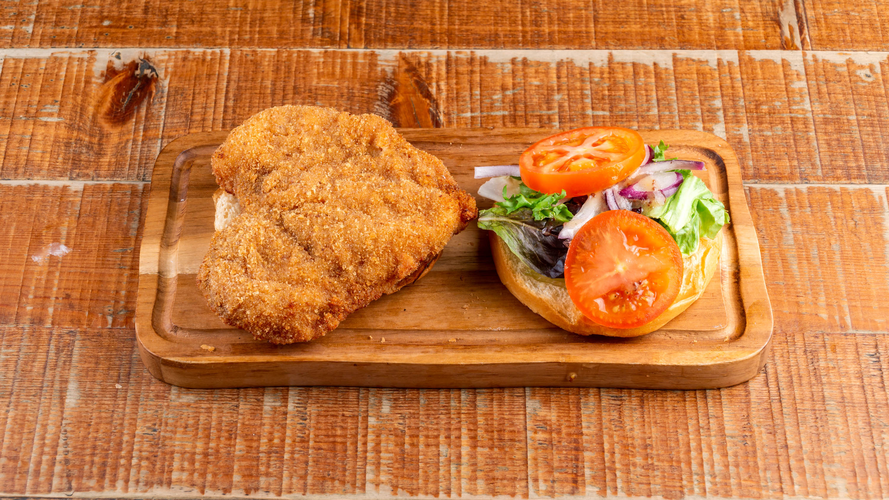 Chicken Burger Supper