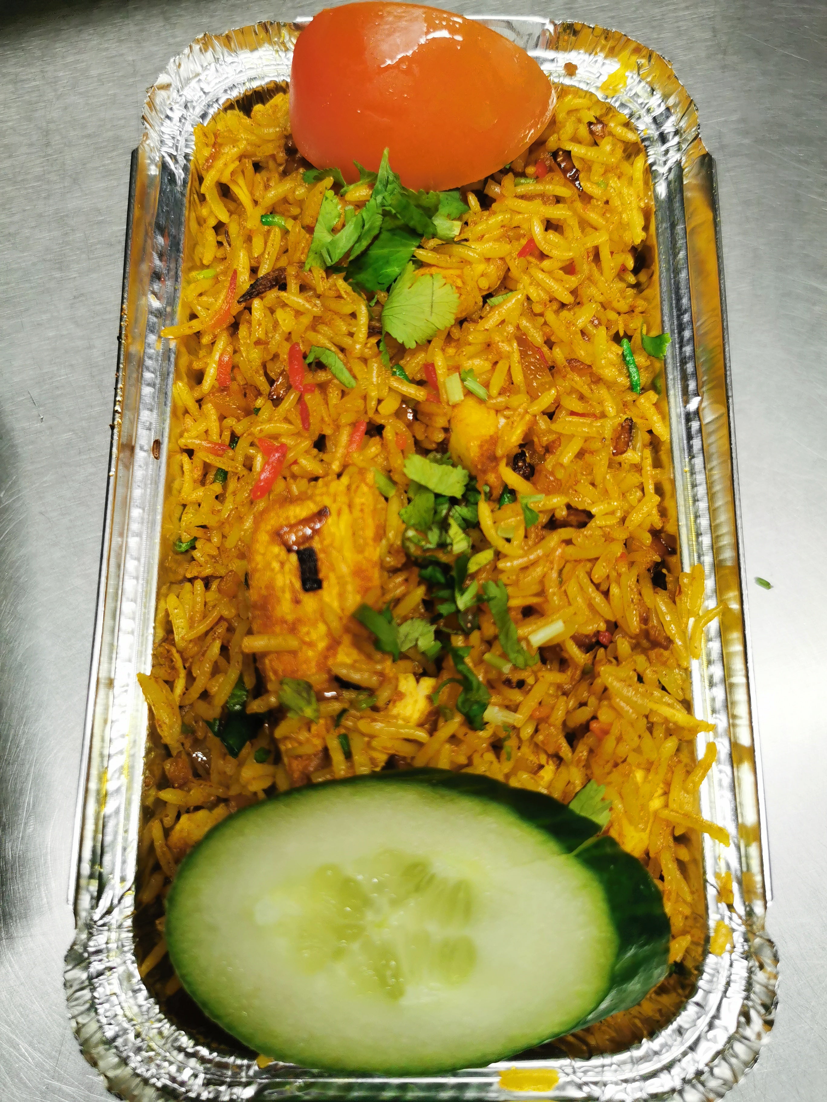 Chicken or Lamb Tikka Biryani
