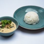 Traditional Thai Green Curry Vegetables