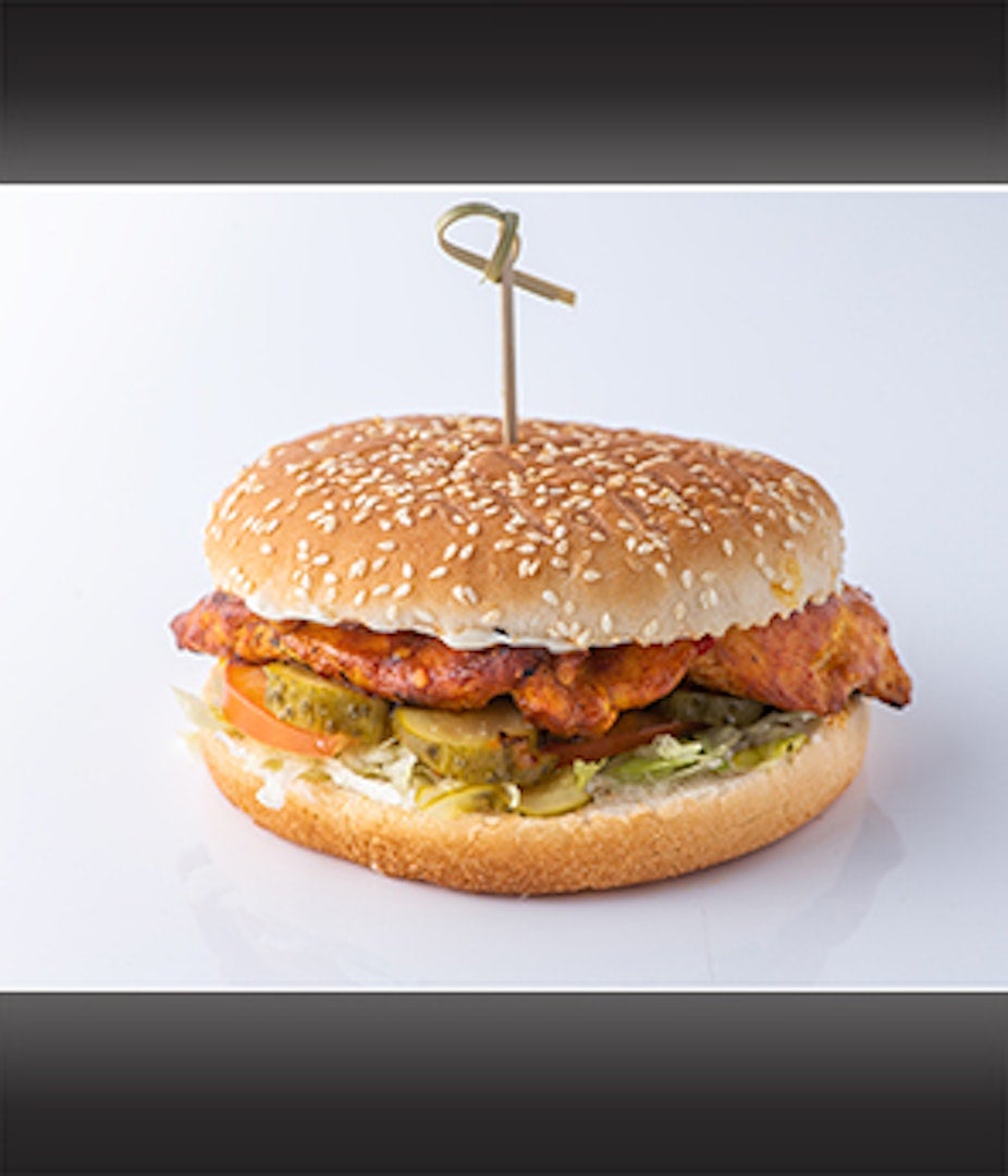 Grilled Chicken Burger Meal