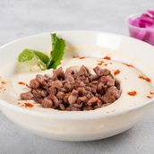 Hummus with Beef shawerma