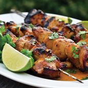 Satay Skewers (Honey Sriracha)