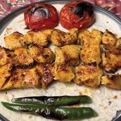 Chicken Tikkah Saffron Kebab