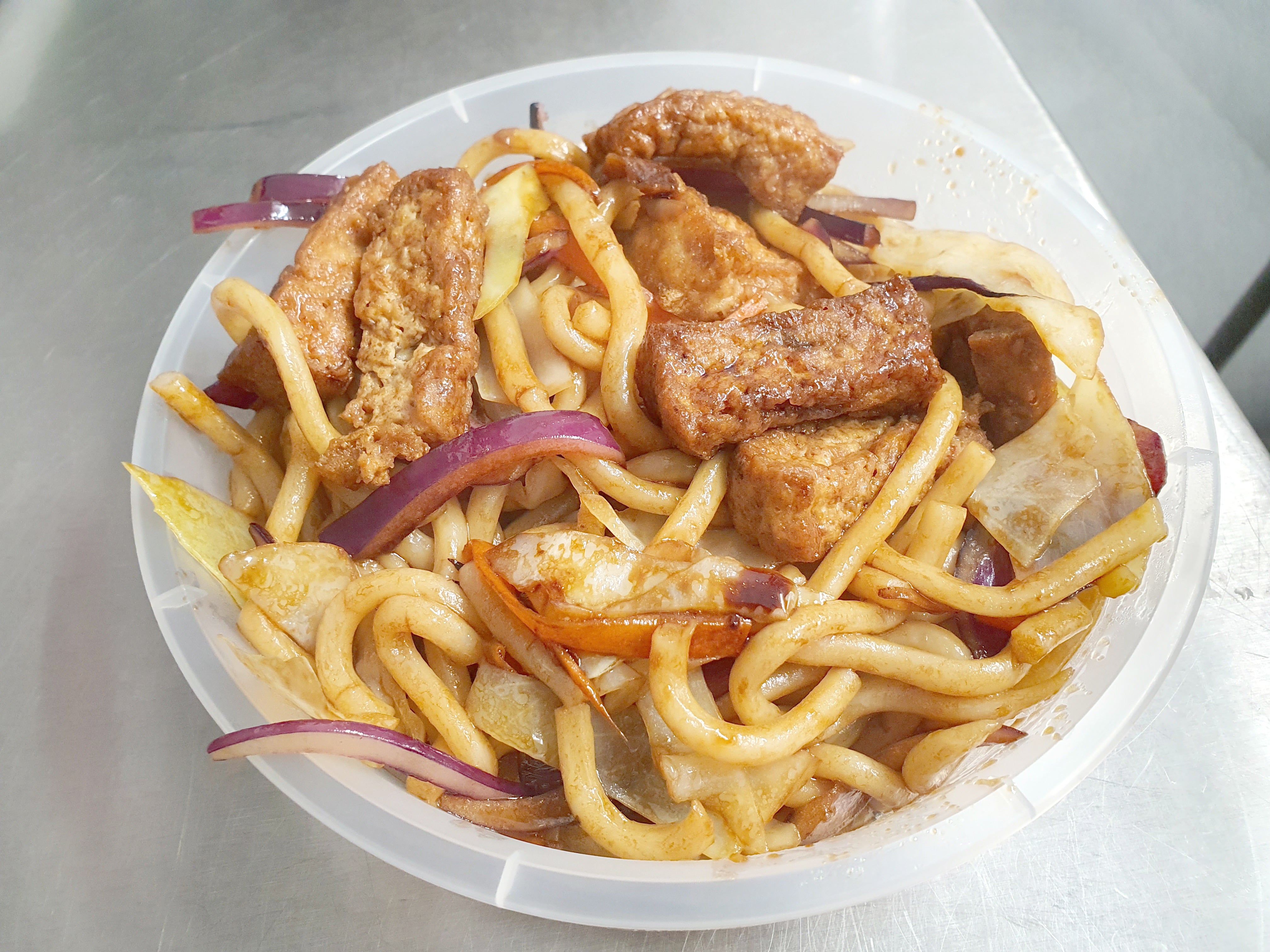 Y3. Fried Tofu and Vegetables Udon
