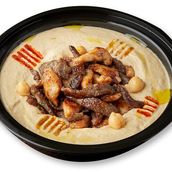 Shawarma Plate With Hummus Beef