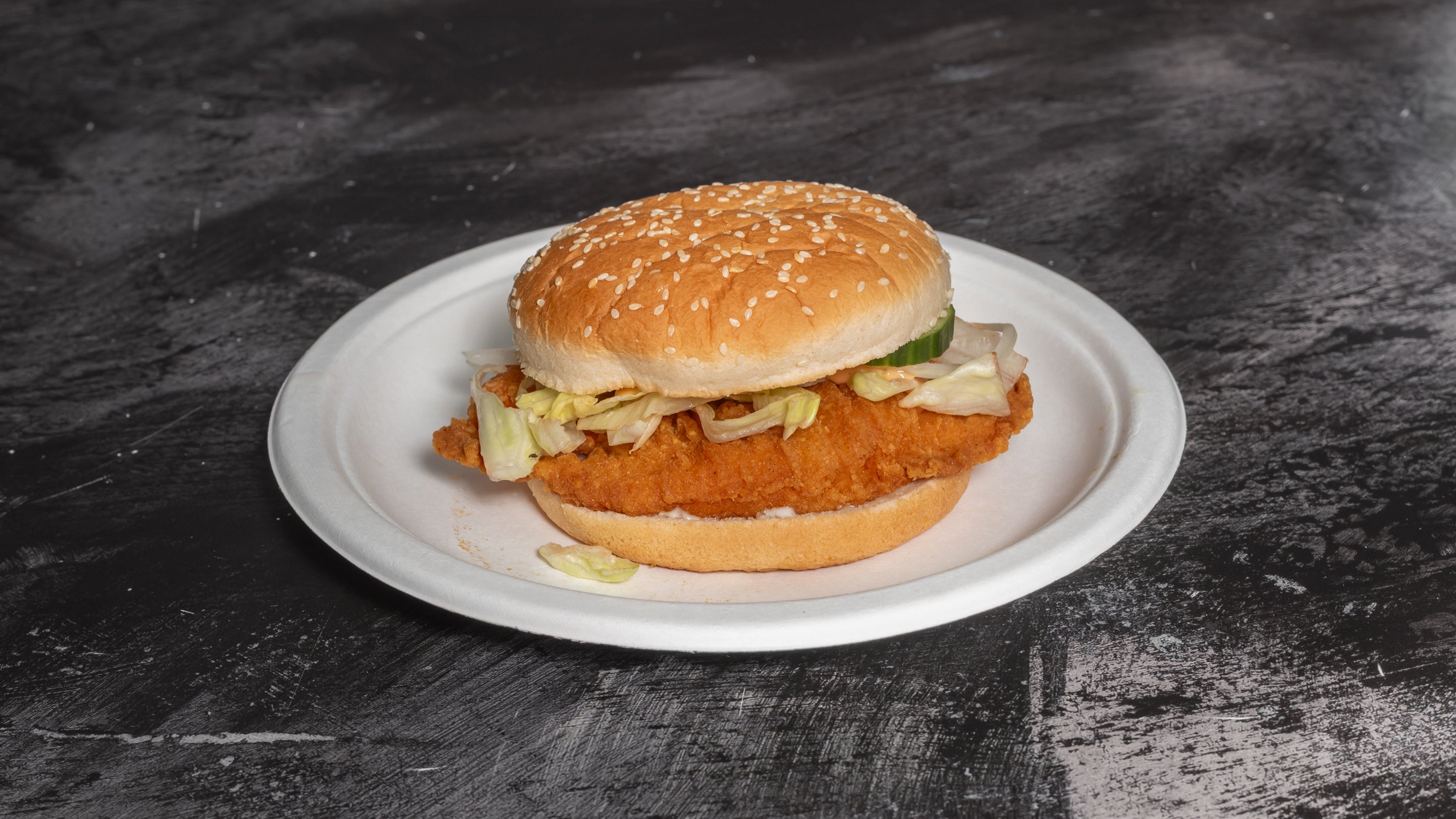 Chicken Burger with Chips